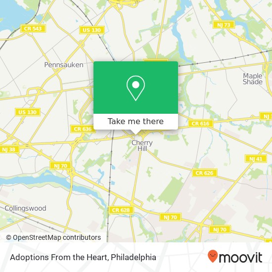 Mapa de Adoptions From the Heart