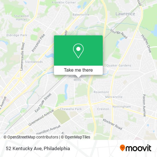 Mapa de 52 Kentucky Ave