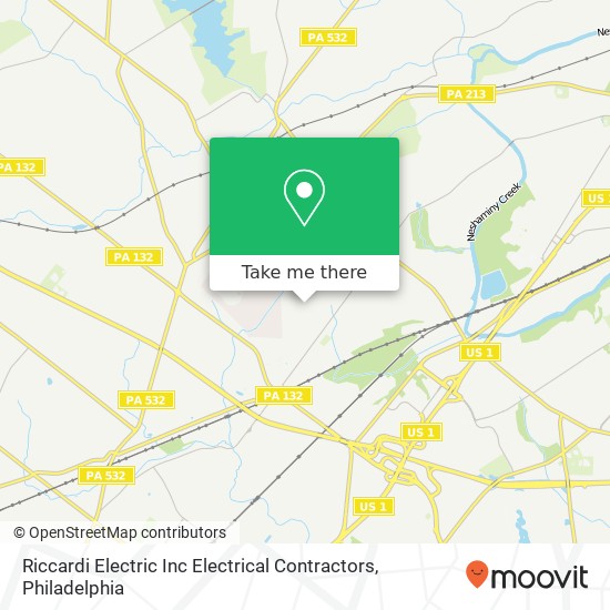 Mapa de Riccardi Electric Inc Electrical Contractors