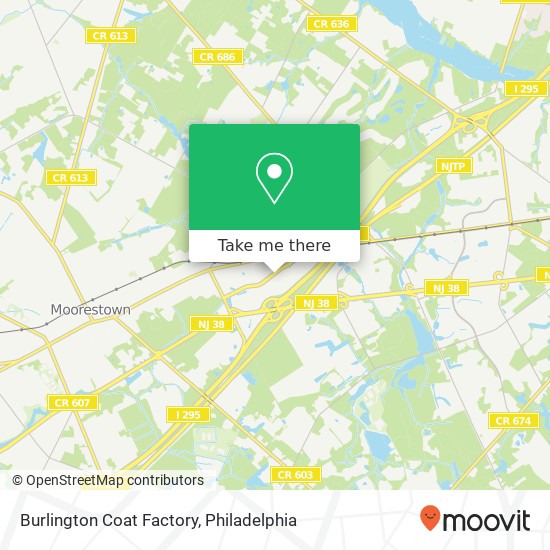 Burlington Coat Factory map