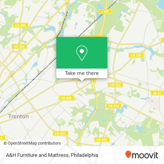 A&H Furniture and Mattress map