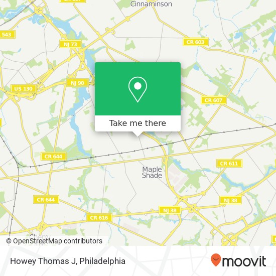Howey Thomas J map