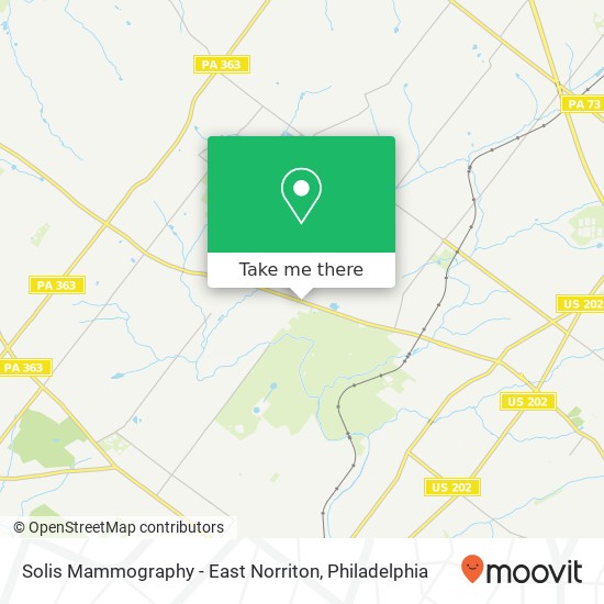 Solis Mammography - East Norriton map