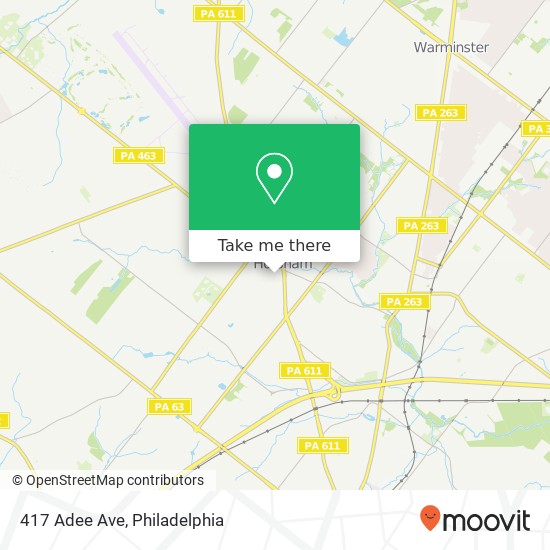 Mapa de 417 Adee Ave