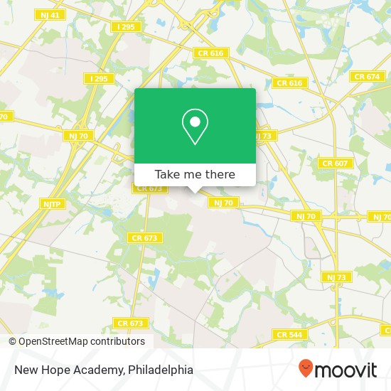 Mapa de New Hope Academy