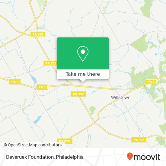 Deveruex Foundation map