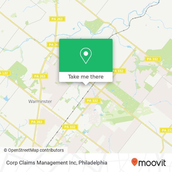 Corp Claims Management Inc map