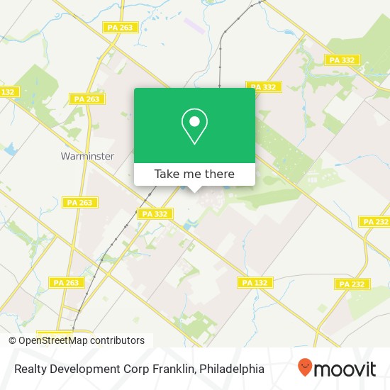 Mapa de Realty Development Corp Franklin