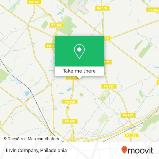 Ervin Company map