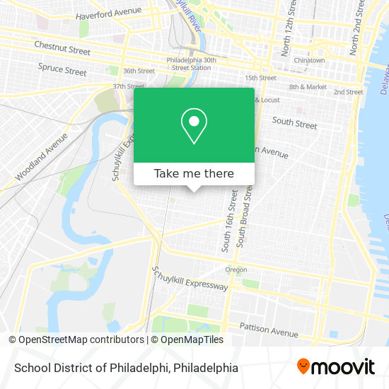 Mapa de School District of Philadelphi