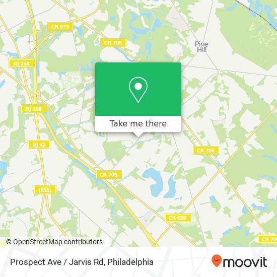 Mapa de Prospect Ave / Jarvis Rd