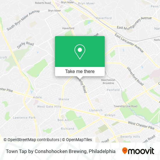 Mapa de Town Tap by Conshohocken Brewing