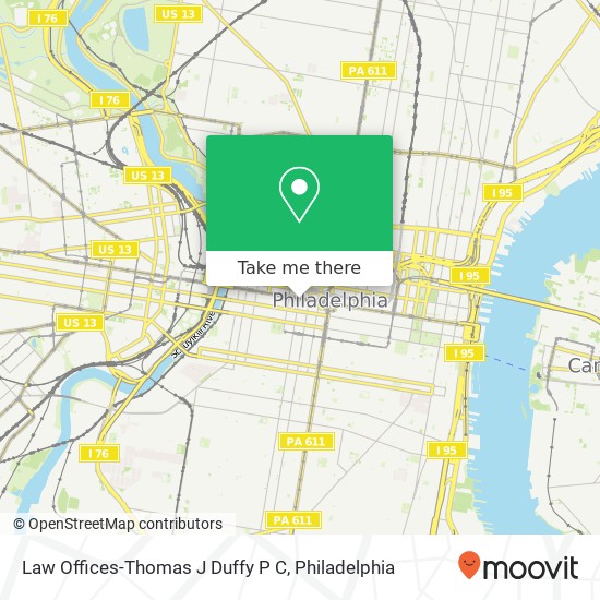 Law Offices-Thomas J Duffy P C map