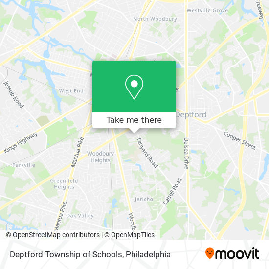 Deptford Township of Schools map