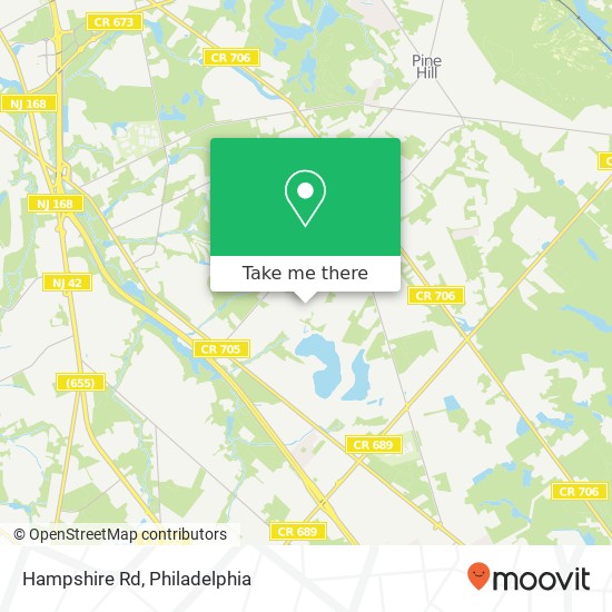 Mapa de Hampshire Rd