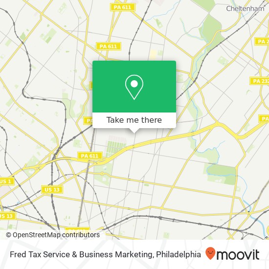 Fred Tax Service & Business Marketing map
