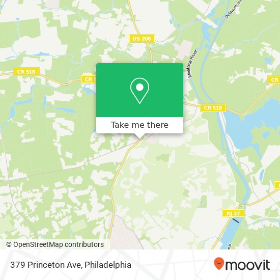 379 Princeton Ave map