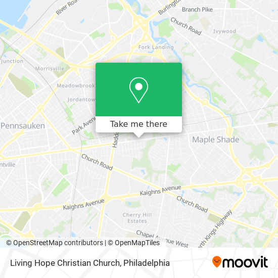 Living Hope Christian Church map