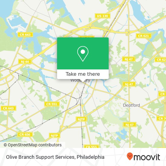 Mapa de Olive Branch Support Services