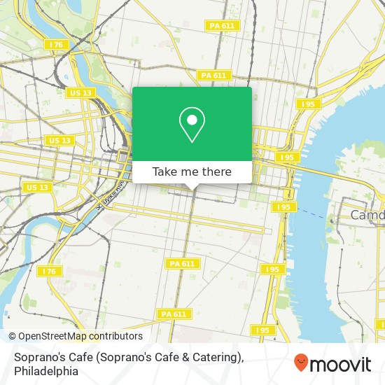 Soprano's Cafe map