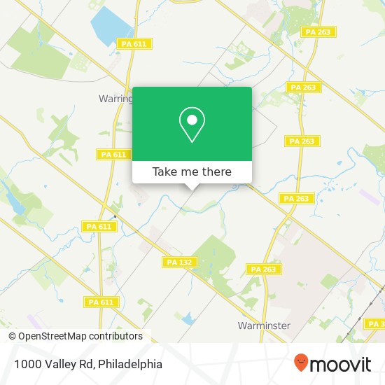 1000 Valley Rd map