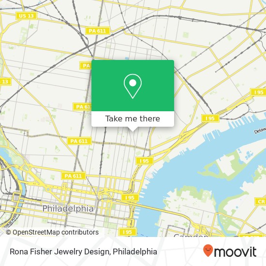 Rona Fisher Jewelry Design map