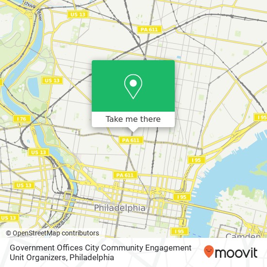 Government Offices City Community Engagement Unit Organizers map