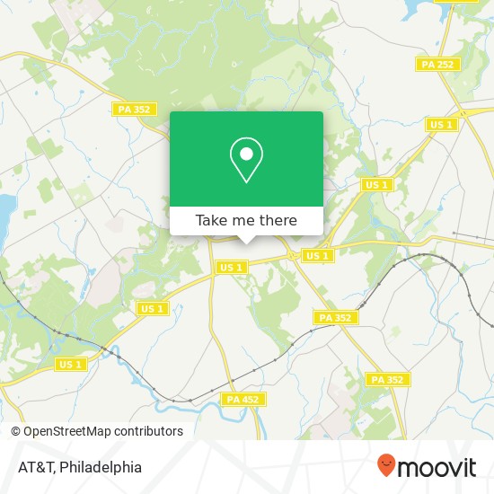 Mapa de AT&T