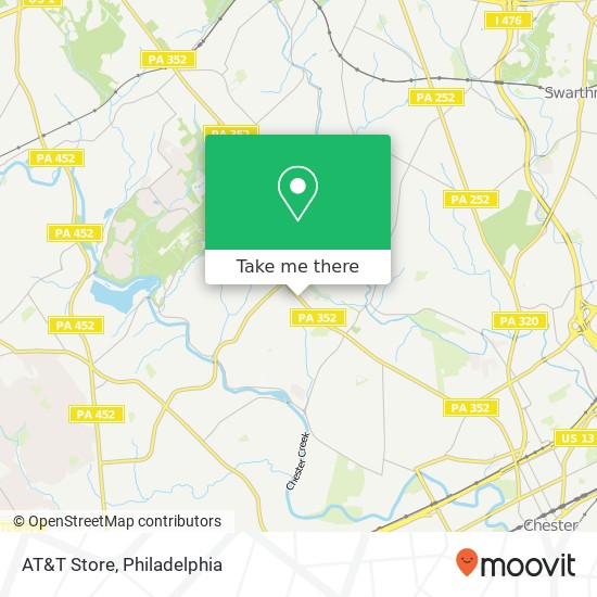 Mapa de AT&T Store