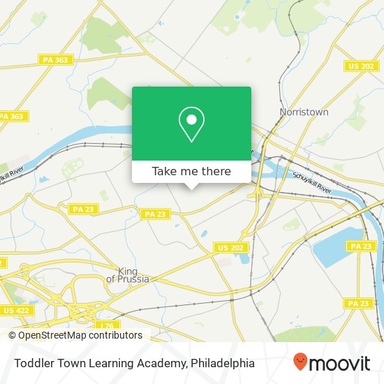 Toddler Town Learning Academy map