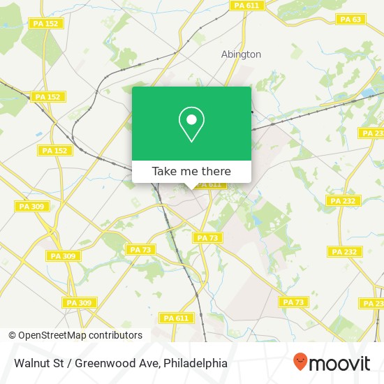 Mapa de Walnut St / Greenwood Ave