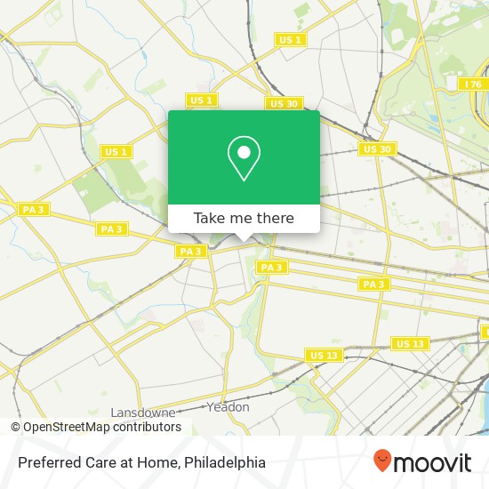 Preferred Care at Home map