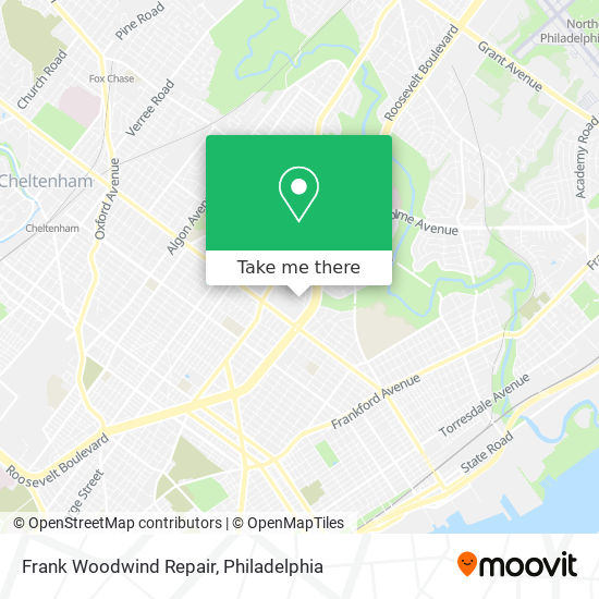 Mapa de Frank Woodwind Repair
