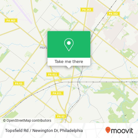 Topsfield Rd / Newington Dr map