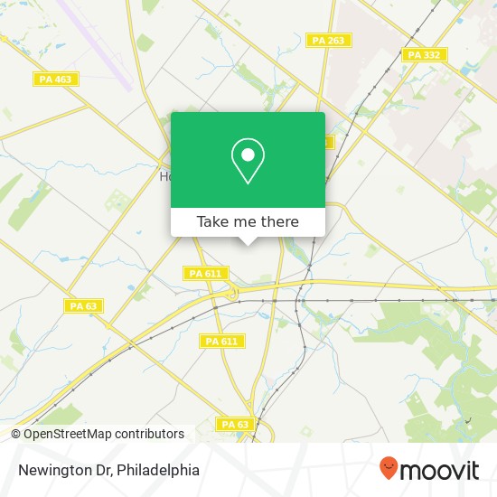 Newington Dr map
