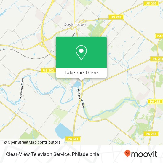 Clear-View Televison Service map