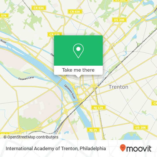 International Academy of Trenton map
