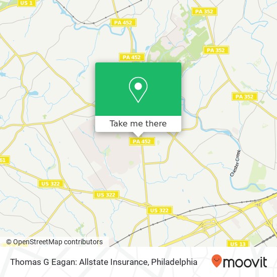 Thomas G Eagan: Allstate Insurance map