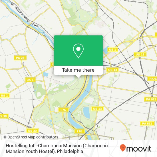Hostelling Int'l-Chamounix Mansion (Chamounix Mansion Youth Hostel) map