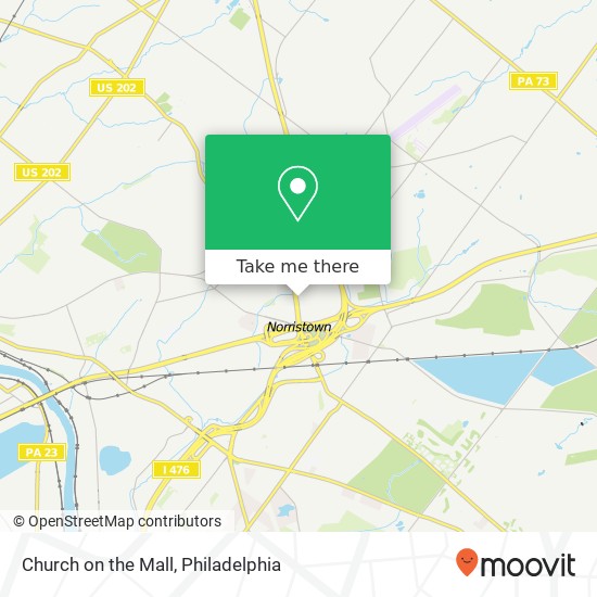 Church on the Mall map