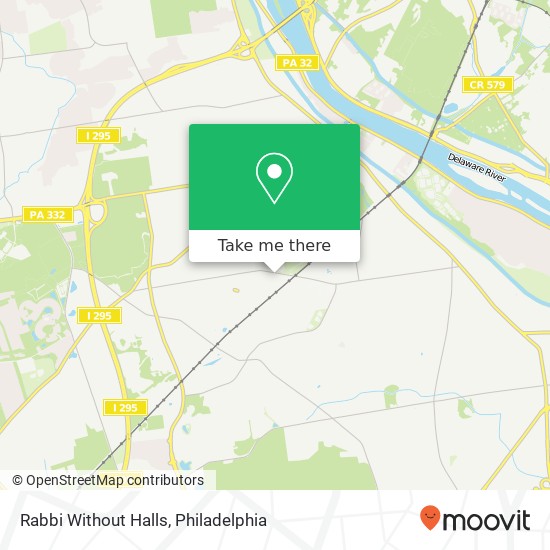 Rabbi Without Halls map