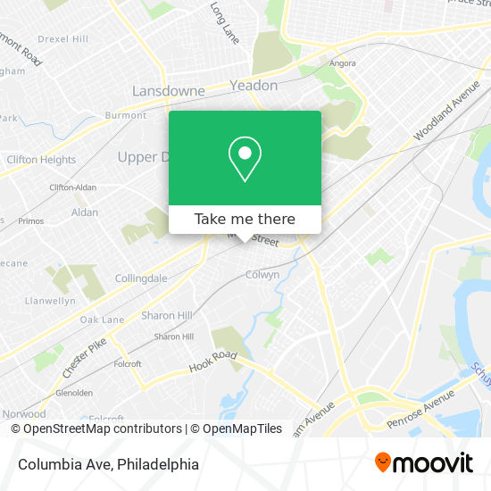 Mapa de Columbia Ave
