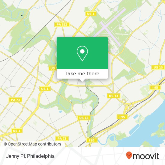 Jenny Pl map
