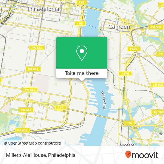 Miller's Ale House map