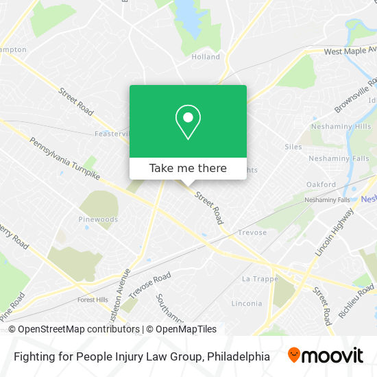 Mapa de Fighting for People Injury Law Group