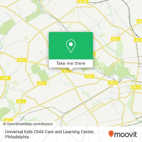 Universal Kids Child Care and Learning Center map