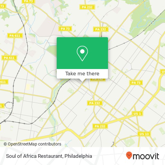 Soul of Africa Restaurant map