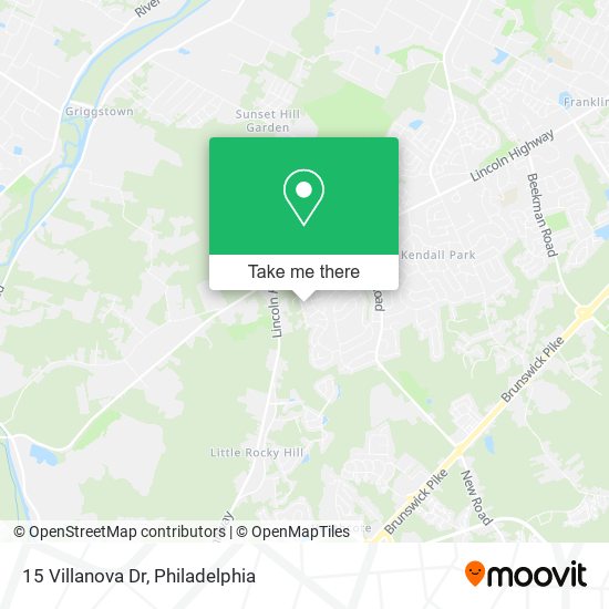 15 Villanova Dr map