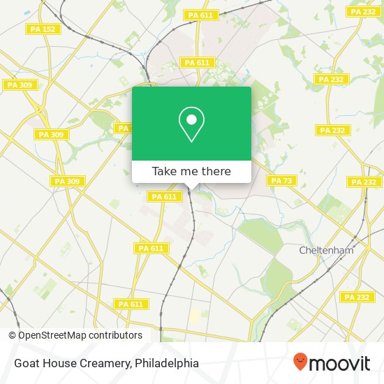 Goat House Creamery map