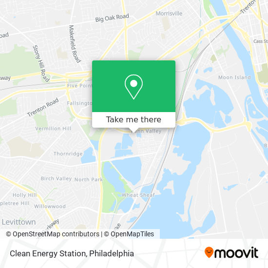 Clean Energy Station map